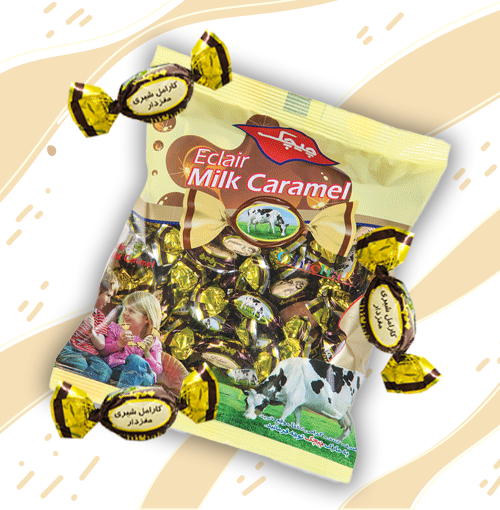 کارامل شیری متوسط